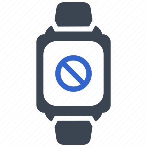 Mute, block, off, stop, smart, watch icon - Download on Iconfinder