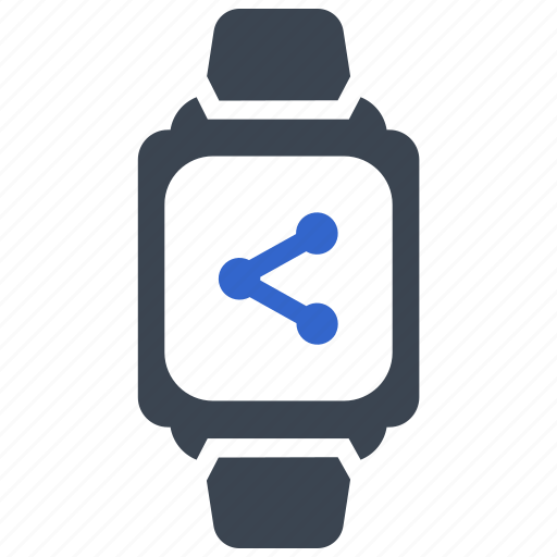 Share, sharing, transfer, smart, watch icon - Download on Iconfinder
