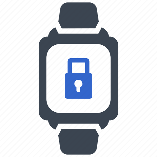 Lock, secure, protection, smart, watch icon - Download on Iconfinder