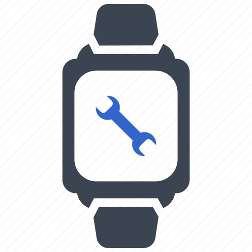 Repair, wrench, maintenance, smart, watch icon - Download on Iconfinder