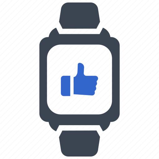 Like, feedback, review, thumbs up, smart, watch icon - Download on Iconfinder