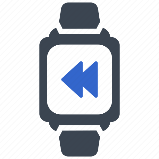 Arrow, left, previous, smart, watch icon - Download on Iconfinder