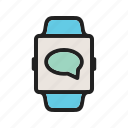 app, message, messaging, notification, send, sms, watch