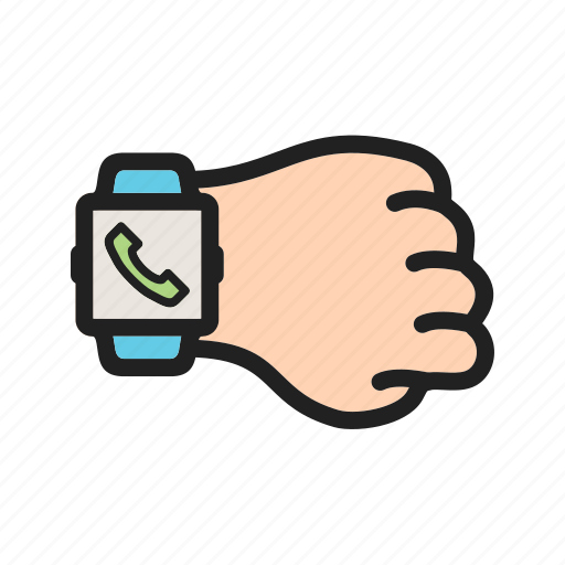 Call, communication, connection, contact, smart, speaker, watch icon - Download on Iconfinder