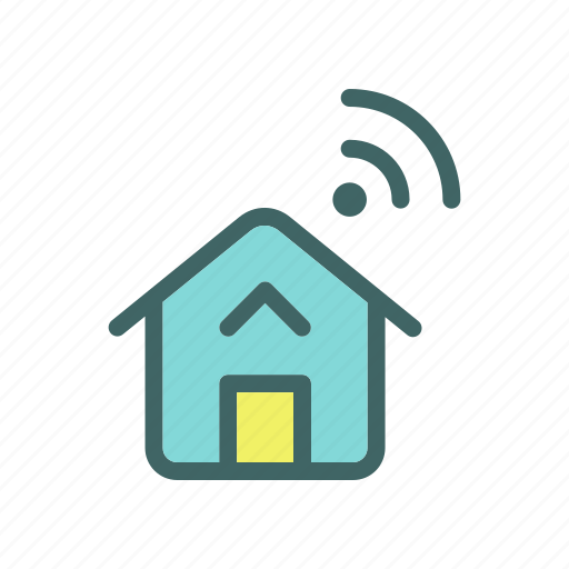 Home, wifi, smarthouse, artificial intelligence, technology, connection, electronics icon - Download on Iconfinder
