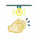 clapping lamp, clap, light bulb, lamp design, control, connection, electronics, automation, internet of things