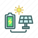 solar panel charge, charger status, battery charge, battery, green energy, power, connection, automation, internet of things