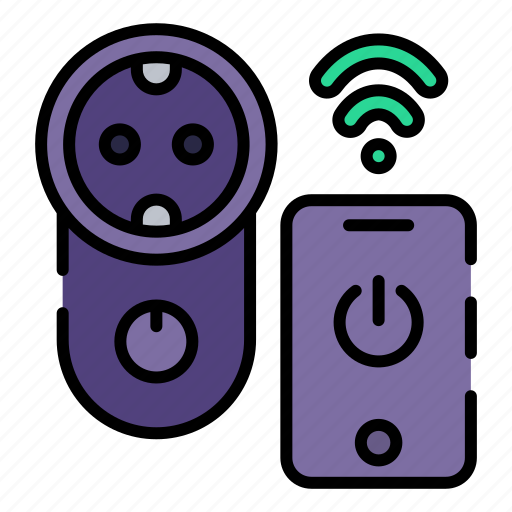 Plug, smart plug, outlet, socket, extension cord, electric outlet, power icon - Download on Iconfinder