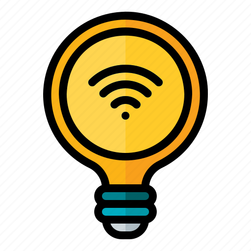 Smarthome, smart, home, iot, bulb, lamp icon - Download on Iconfinder