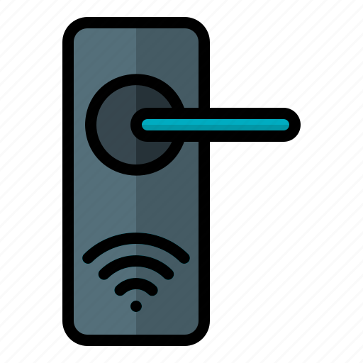 Smarthome, smart, home, iot, door, lock icon - Download on Iconfinder