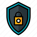 smarthome, smart, home, iot, security, padlock, shield