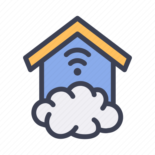 Smarthome, technology, internet, device, iot, cloud, database icon - Download on Iconfinder