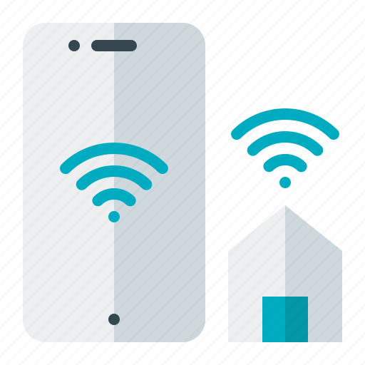 Smarthome, smart, home, iot, smartphone, connection icon - Download on Iconfinder