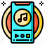 download, message, modern, music, wireless 