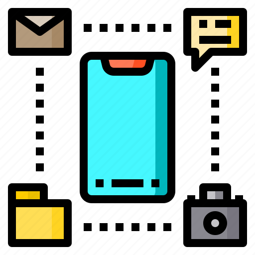 Download, message, modern, online, social, wireless icon - Download on Iconfinder