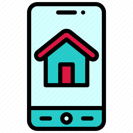 Smartphone, application, mobile, home, house icon - Download on Iconfinder