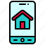 smartphone, application, mobile, home, house 