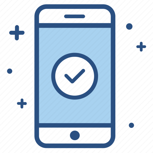 Approved, complete, sent, smartphone, submitted, success, verified icon - Download on Iconfinder