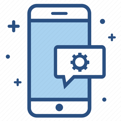 Chat, customer service, developer, development, mobile support, settings, technical assistance icon - Download on Iconfinder