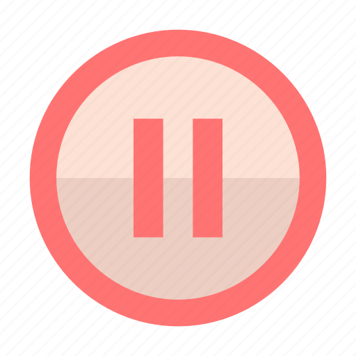 Movie, pause, play, stream, track, triangle, video icon - Download on Iconfinder
