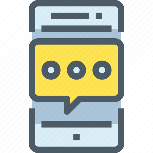 Communication, mobile, smartphone, speech, technology icon - Download on Iconfinder