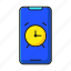 alarm, clock, mobile phone, smartphone, time, time set, watch 