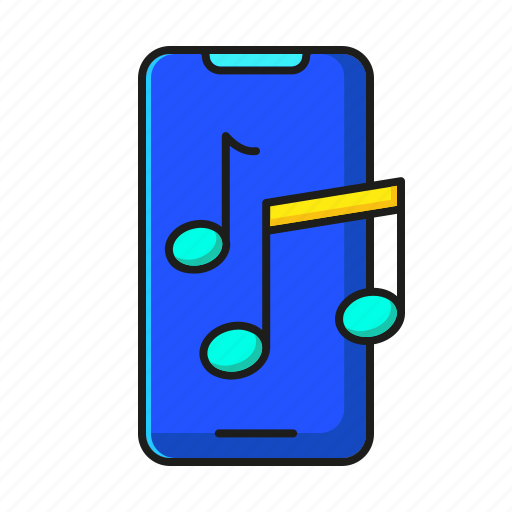 Audio, mobile, music, note, phone, smartphone, sound icon - Download on Iconfinder