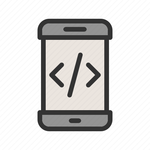 Code, coding, mobile, online, phone, smartphone, technology icon - Download on Iconfinder