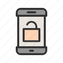 key, lock, open, safety, security, smartphone, unlocked