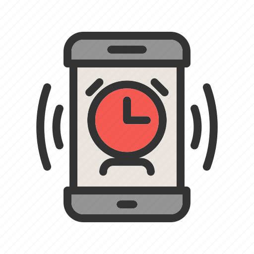 Alarm, clock, reminder, ring, smartphone, sound, time icon - Download on Iconfinder