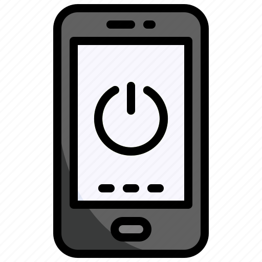 Power, turn, on, off, smartphone, mobile, phone icon - Download on Iconfinder