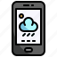 weather, mobile, app, forecast, technology, smartphone 