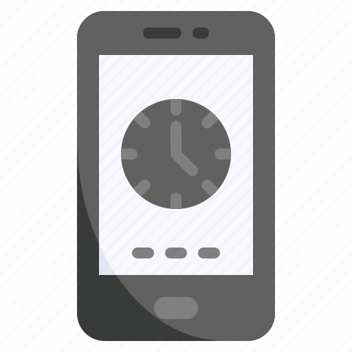 Clock, mobile, app, smartphone, time, phone icon - Download on Iconfinder