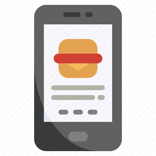 Food, order, mobile, app, smartphone, application icon - Download on Iconfinder