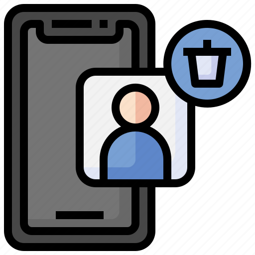 Delete, user, communications, smartphone, cellphone icon - Download on Iconfinder