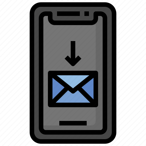 Mail, connected, inbox, notification, conversation icon - Download on Iconfinder