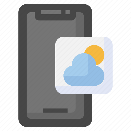 Weather, climate, electronics, mobile, phone, communications icon - Download on Iconfinder