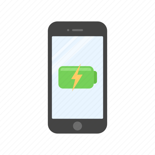 Battery, charging, full battery, phone charged icon - Download on Iconfinder