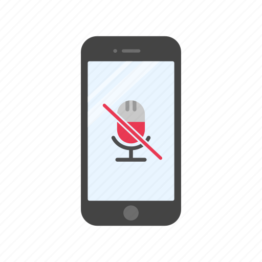 Microphone, mobile microphone, silent, silent microphone icon - Download on Iconfinder
