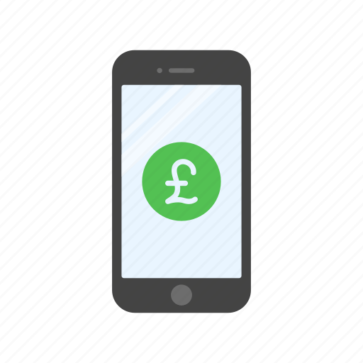 Currency, mobile payment, mobile pound, phone icon - Download on Iconfinder