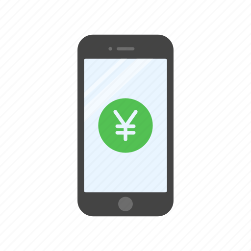 Mobile payment, mobile yen, yen, japanese phone icon - Download on Iconfinder