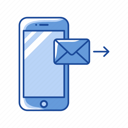 Inbox, message, phone, sending message icon - Download on Iconfinder