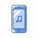 mobile music, music, music player, phone 