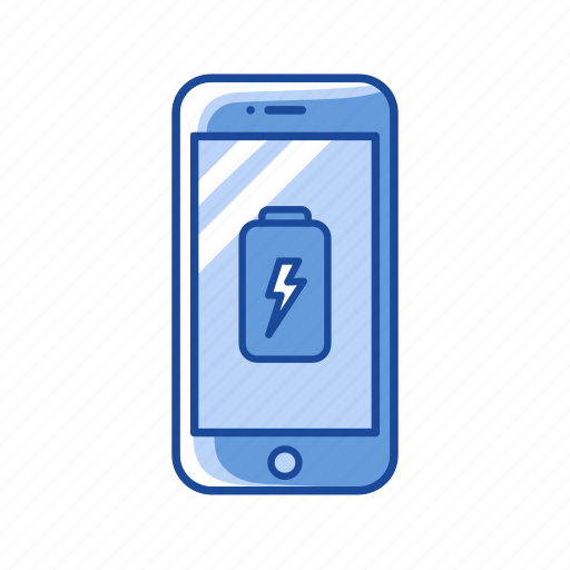 Charging, full battery, phone, phone charged icon - Download on Iconfinder