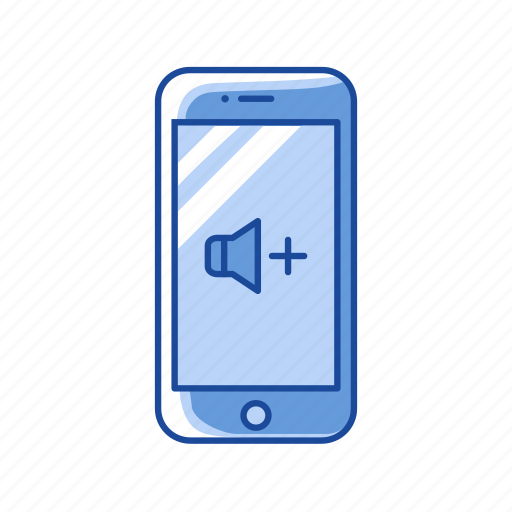 Add volume, iphone, mobile sound, volume icon - Download on Iconfinder