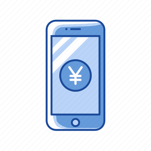 Japanese phone, mobile payment, mobile yen, phone icon - Download on Iconfinder