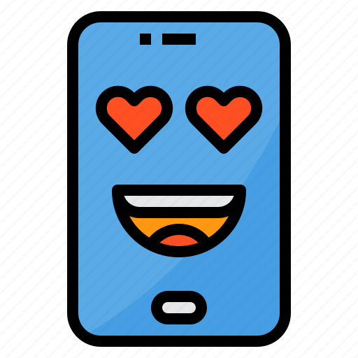 Face, heart, love, message, smartphone icon - Download on Iconfinder