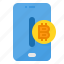 bitcoin, blockchain, currency, digital, smartphone 