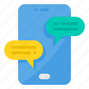 chat, communication, conversation, message, smartphone