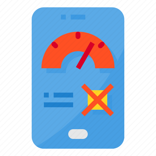 Dashboard, internet, meter, smartphone, speed icon - Download on Iconfinder